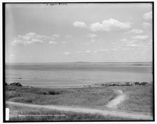 Kennebunkport, Maine, from ocean bluff, between 1890 and 1901. Creator: Unknown