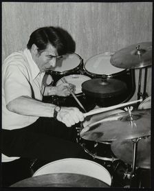 Kenny Clare playing the drums, London, 1978. Creator: Denis Williams