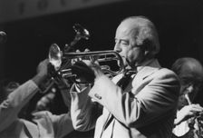Kenny Baker, British All Star Band, Barbican, London, 1993. Creator: Brian Foskett