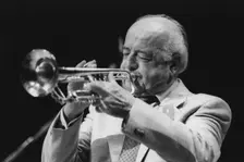 Kenny Baker, British All Star Band, Barbican, London, 1993. Creator: Brian Foskett