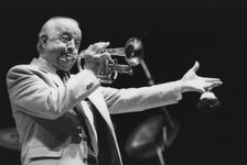 Kenny Baker, British All Star Band, Barbican, London, 1993. Creator: Brian Foskett