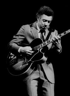 Kenny Burrell, American jazz guitarist, Dominion, London, 1985. Artist: Brian O'Connor