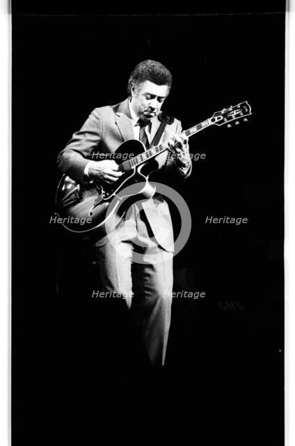 Kenny Burrell, Dominion, London, 1985.    Artist: Brian O'Connor.