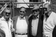 Kenny Davern, Brian Peerless, Warren Vache, Ralph Sutton, Brecon, 1994. Creator: Brian Foskett