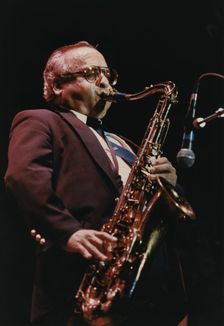 Kenny Hing, Count Basie Band, Dominion Theatre, London, 1990. Creator: Brian Foskett