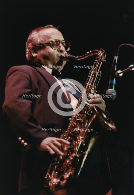 Kenny Hing, Count Basie Band, Dominion Theatre, London, 1990. Creator: Brian Foskett.
