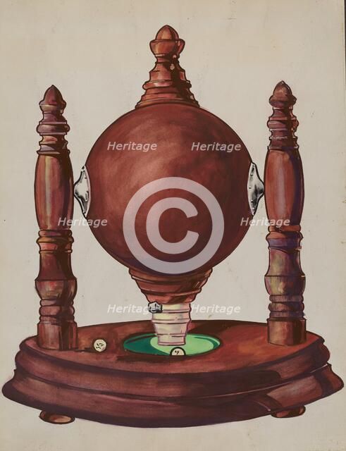 Keno Gambling Game, c. 1936. Creator: Sebastian Simonet.