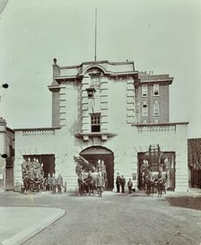 Kensington Fire Station, No 13 Old Court Place, Kensington and Chelsea, London, 1905