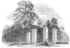 Kensington Gardens - New Gates, Bayswater-Road, 1854. Creator: Unknown