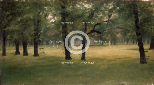 Kensington Gardens, c1890. Artist: Paul Fordyce Maitland.