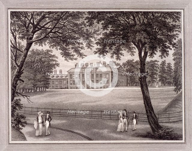 Kensington Gardens, Kensington, London, 1823. Artist: T Vivares