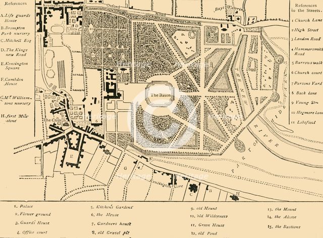 'Kensington in 1764', (c1876). Creator: Unknown.