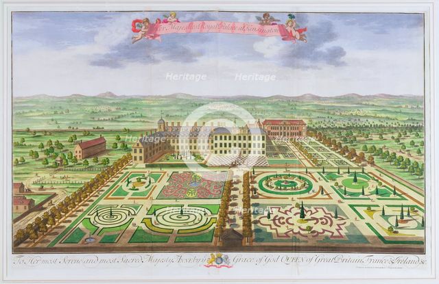 Kensington Palace, London, 1730. Creator: Johannes Kip.