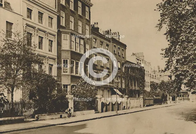 'Kensington Square Which Still Preserves The Peace of Two Centuries', c1935. Creator: Donald McLeish.