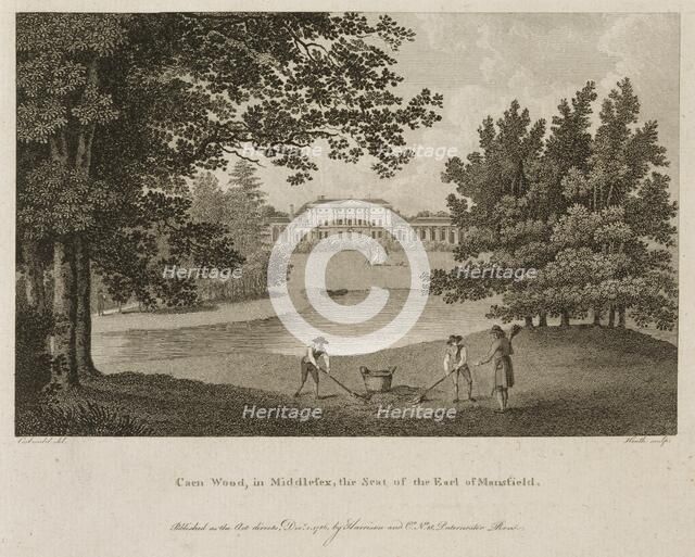Kenwood House, Hampstead, London, 1786. Artist: James Heath.