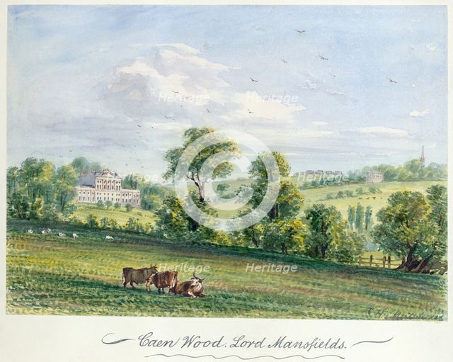 Kenwood, House, Hampstead, London, 1850. Artist: CH Matthews.