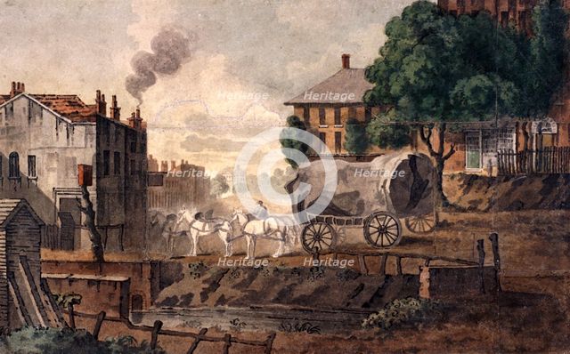 Kentish Town, London, 1817. Artist: T Nugent