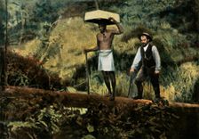 Kentzer (Chercheurs D'Or En Promenade) (Prospecting for Gold), 1900. Creator: Unknown