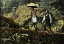 Kentzer (Chercheurs D'Or En Promenade) (Prospecting for Gold), 1900. Creator: Unknown