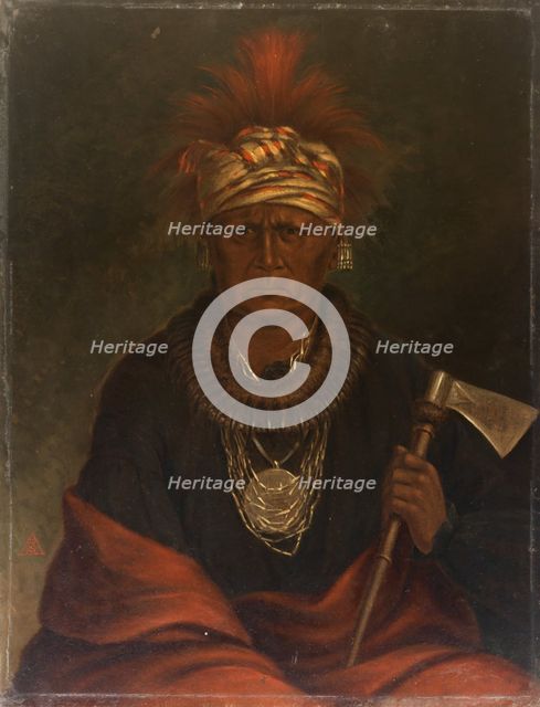 Keokuk (The Watchful Fox), ca. 1876-1899. Creator: Antonio Zeno Shindler.