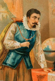 Kepler in the observatory in Prague, (Detail), 1886. Creator: Unknown