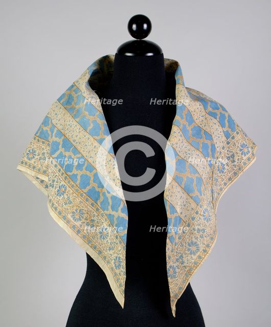 Kerchief, American, 1840-50. Creator: Unknown.