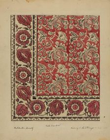 Kerchief, c. 1936. Creator: Isabelle De Strange