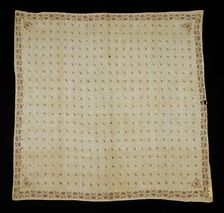 Kerchief, probably American, 1790-1810. Creator: Unknown