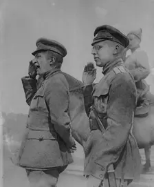 Kerensky exhorting a regiment, between c1915 and c1920. Creator: Bain News Service