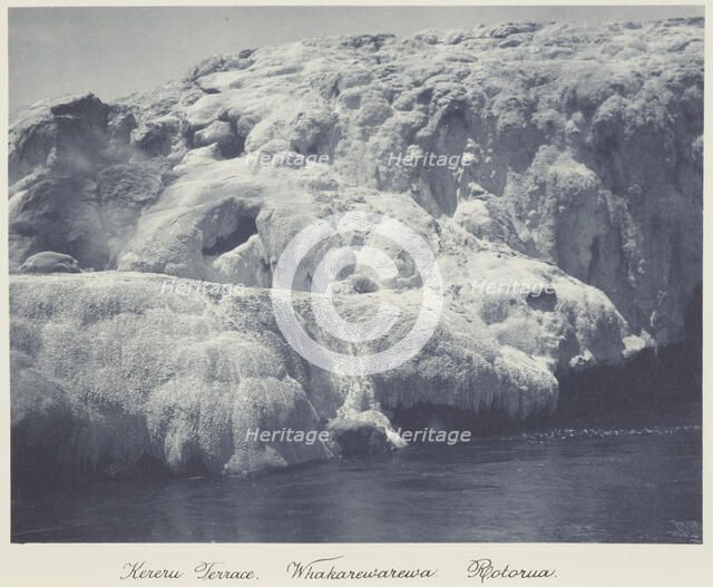 Kereru Terrace, Whakarewarewa, Rotorua. From the album: Record Pictures of New Zealand, 1920s. Creator: Harry Moult.