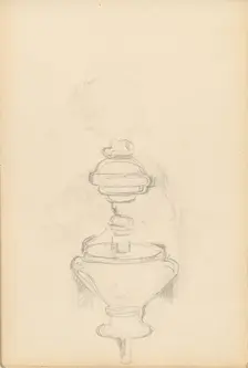 Kerosene Lamp, 1878/1881. Creator: Paul Cezanne
