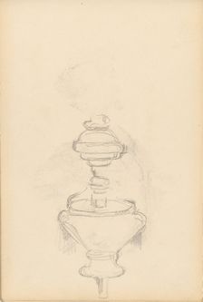 Kerosene Lamp, 1878/1881. Creator: Paul Cezanne