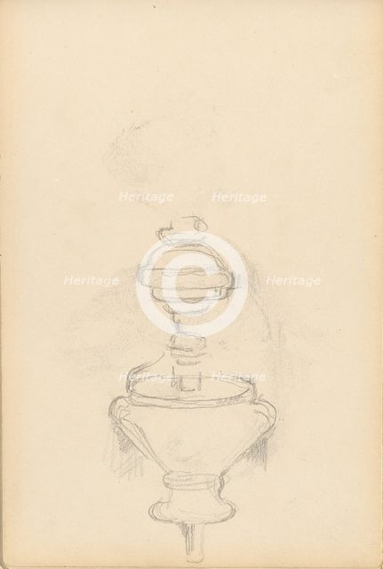 Kerosene Lamp, 1878/1881. Creator: Paul Cezanne.