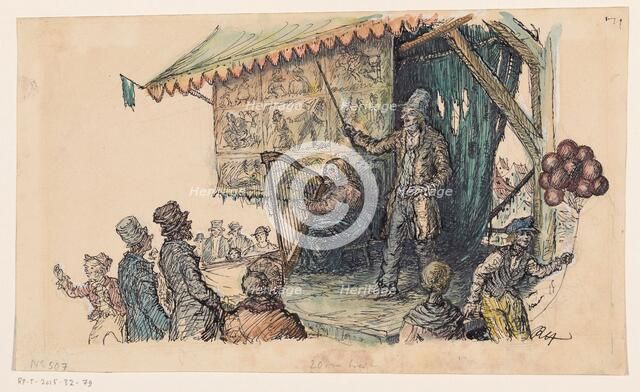 Kermis Fair singer, 1900-1999.  Creator: Unknown.