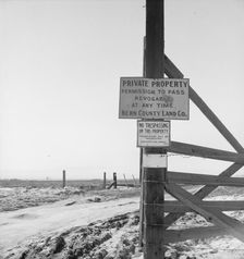 Kern County, California is largely in the hands of big landowners, 1939. Creator: Dorothea Lange