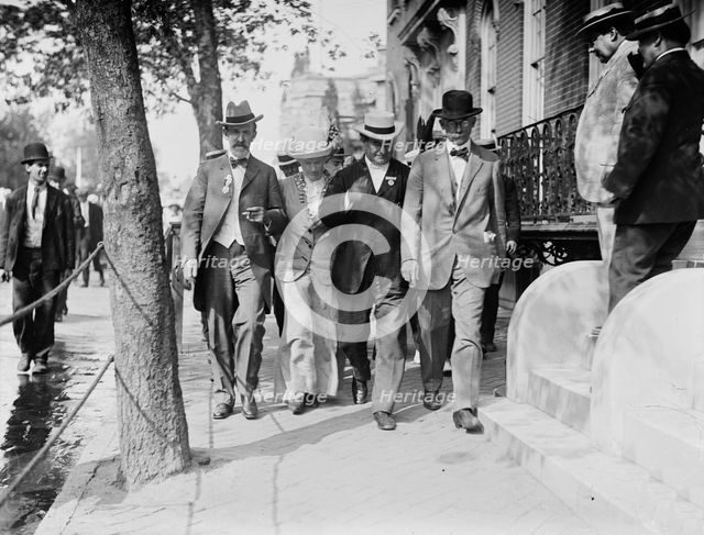 Kern (Ind), Mrs. Bryan, W.J. Bryan, and brother, c1912. Creator: Bain News Service.