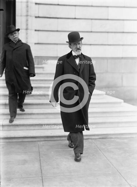 Kern, John Worth, Senator from Indiana, 1911-1917, 1914. Creator: Harris & Ewing.