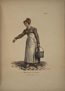 Kernels seller. From the Series "Cris de Paris" (The Cries of Paris), 1815. Creator: Vernet, Carle (1758-1836)