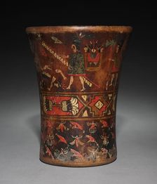 Kero (Waisted Cup), after 1550. Creator: Unknown