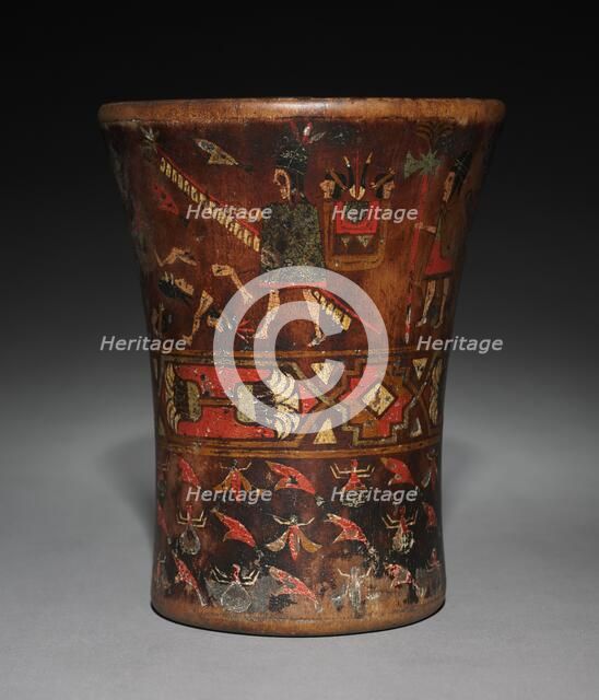 Kero (Waisted Cup), after 1550. Creator: Unknown.