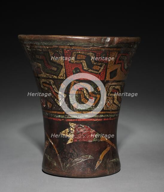 Kero (Waisted Cup), after 1550. Creator: Unknown.