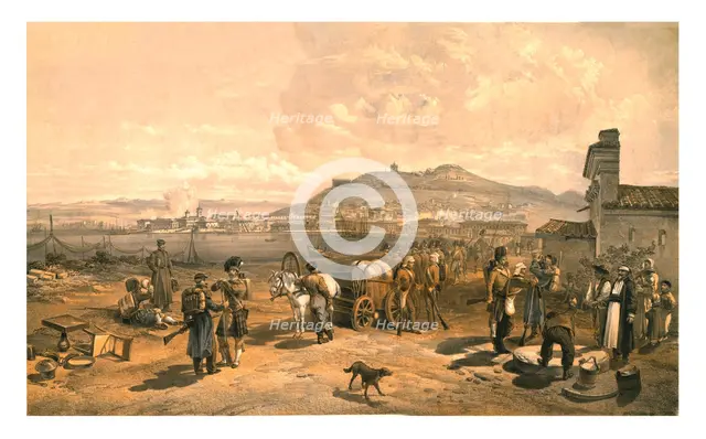 'Kertch from the North', 1855. Creator: Edmund Walker.