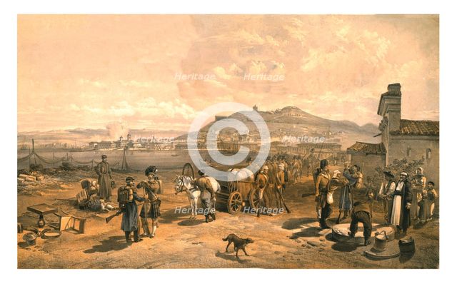 'Kertch from the North', 1855. Creator: Edmund Walker.