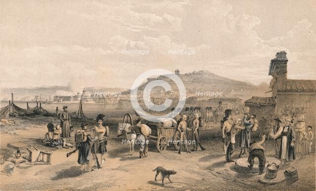 'Kertch from the North', 1856. Artist: Georges McCulloch.