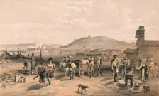 Kertch from the North 1856. Artist: Georges McCulloch