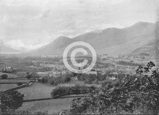 'Keswick, from Castle Head Hill', c1896. Artist: Green Brothers.