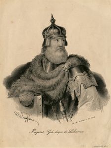 Kestutis, Grand Duke of Lithuania, 1840. Artist: Anonymous