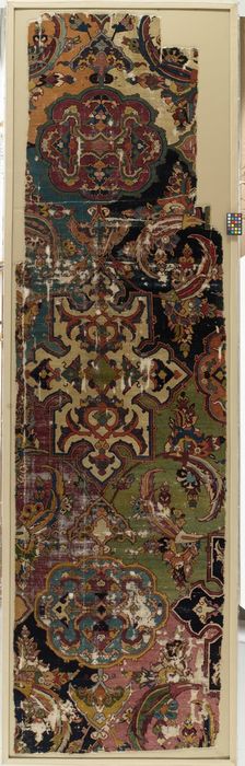 Khurasan Carpet Fragment, Northeastern Iran, second half 16th century. Creator: Unknown