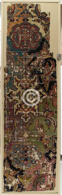 Khurasan Carpet Fragment, Northeastern Iran, second half 16th century. Creator: Unknown.