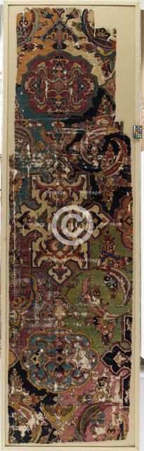 Khurasan Carpet Fragment, Northeastern Iran, second half 16th century. Creator: Unknown.